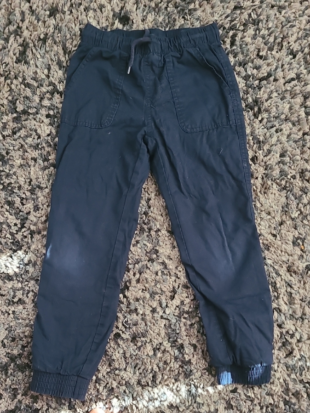 Cat & Jack Navy Blue Elastic-Waist Jogger Pants